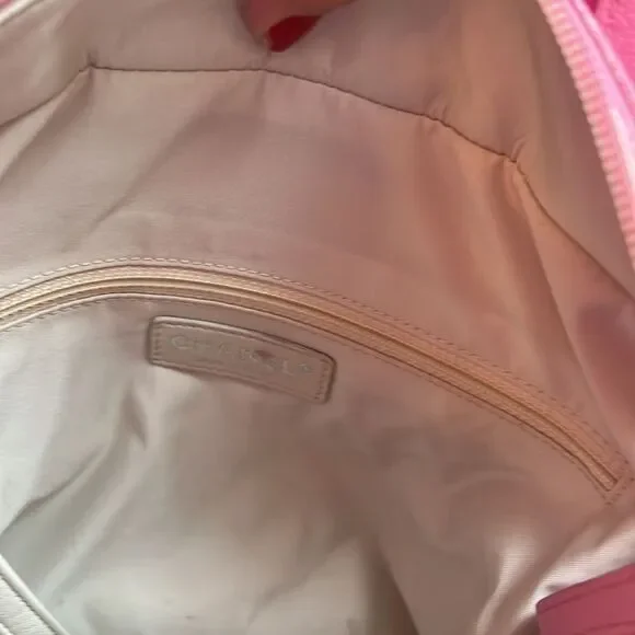 Authentic  *Chanel* COQUETTE-GIRL Barbie-Pink Sm Paris Biarritz Tote READ - Picture 7 of 16